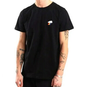 Dedicated Organic Cotton Black Rainbow Cloud Tee - Size M